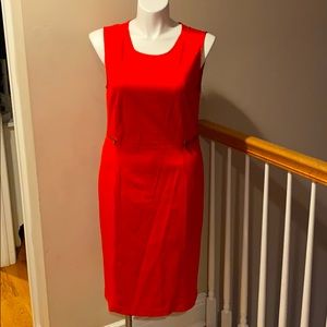 Red bodycon dress